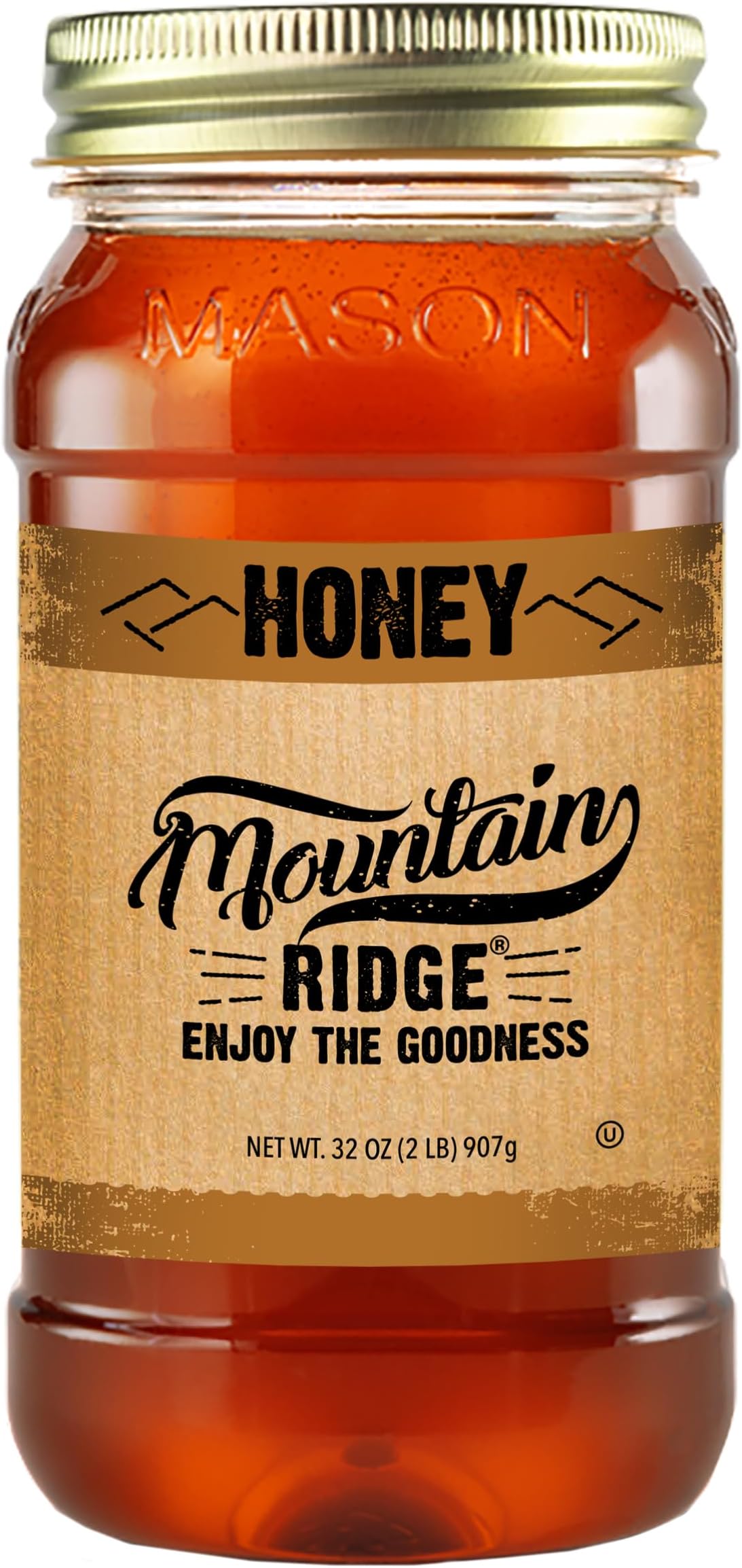 Mountain Ridge Honey, Pure Raw Honey, 32 Ounces