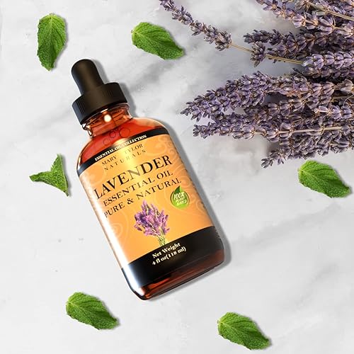 Miniatura 2 de Aceite esencial de lavanda 4 onzas grado terapéutico superior de la marca Mary Tylor Naturals 100  puro y natural perfecto para aromaterapia
