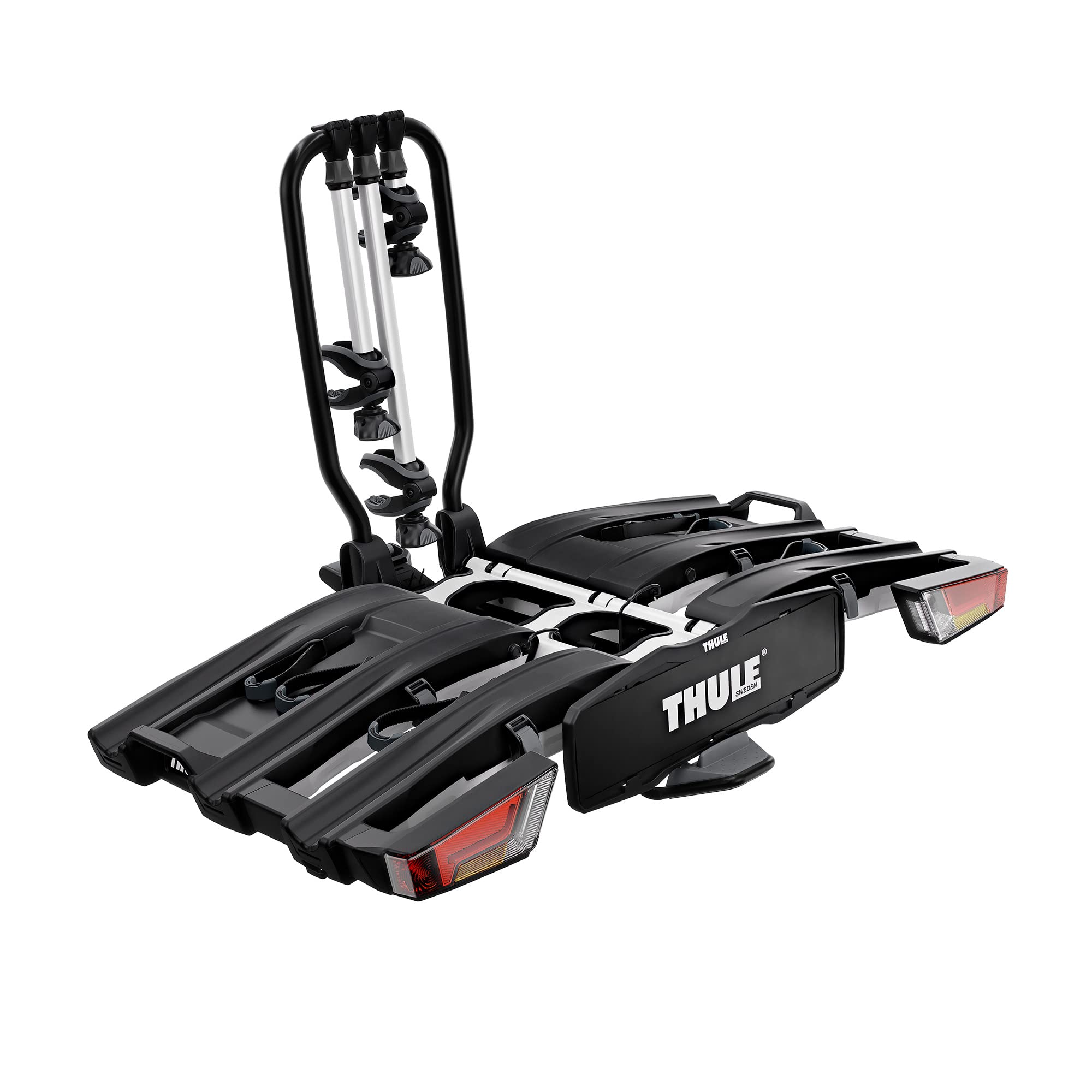 Thule EasyFold XT F Fahrradträger für FIX4BIKE Anhängerkupplung, 3 Fahrräder