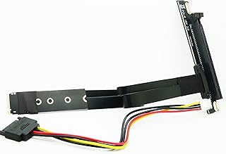 Sintech M.2 Nvme to PCI-e 16x Graphics Card Riser Adapter Card, M.2 M-Key to PCI-Express 16X Extension Cable 50cms