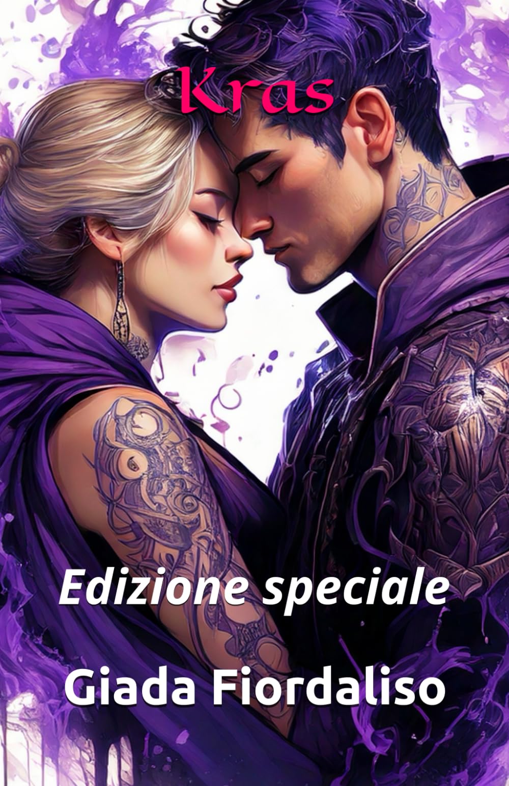Kras- edizione speciale- sfondi interni a colori con illustrazione di una fenice viola e copertina con i protagonisti: Edizione speciale