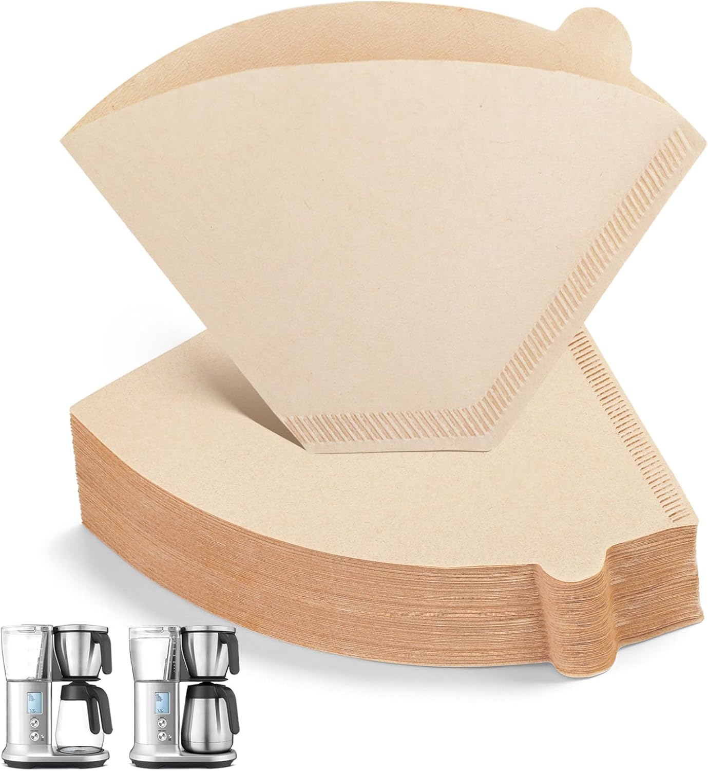 200 Pcs Disposable Large Coffee Filters for Breville Coffee Maker 12-Cup