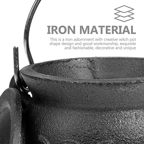 Miniatura 6 de DOITOOL Caldero de Bruja Hierro África Metal