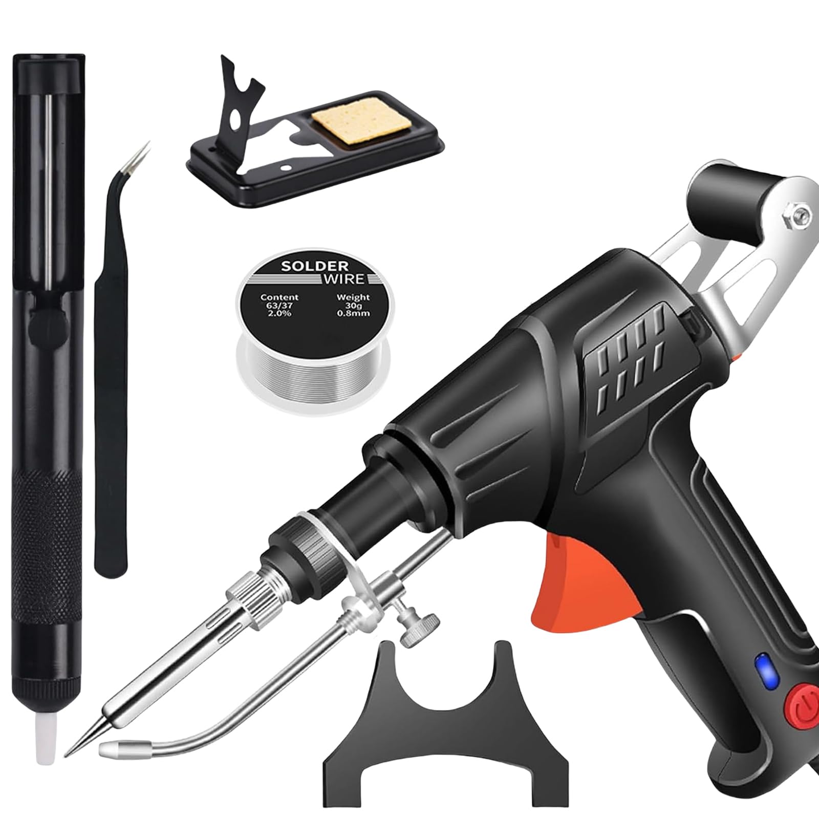 Herramientas de soldadura industrial calentadas internamente, herramientas de soldadura láser industrial calentadas internamente, juego de pistola de soldadura multifunción para hogar industrial DIY
