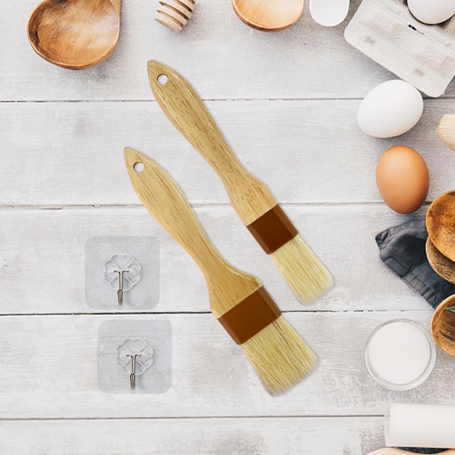 Set 3 Pennelli Da Cucina - Per Olio, Uova, Barbecue, Materiale PP Alimentare, Multiuso - Foto 5