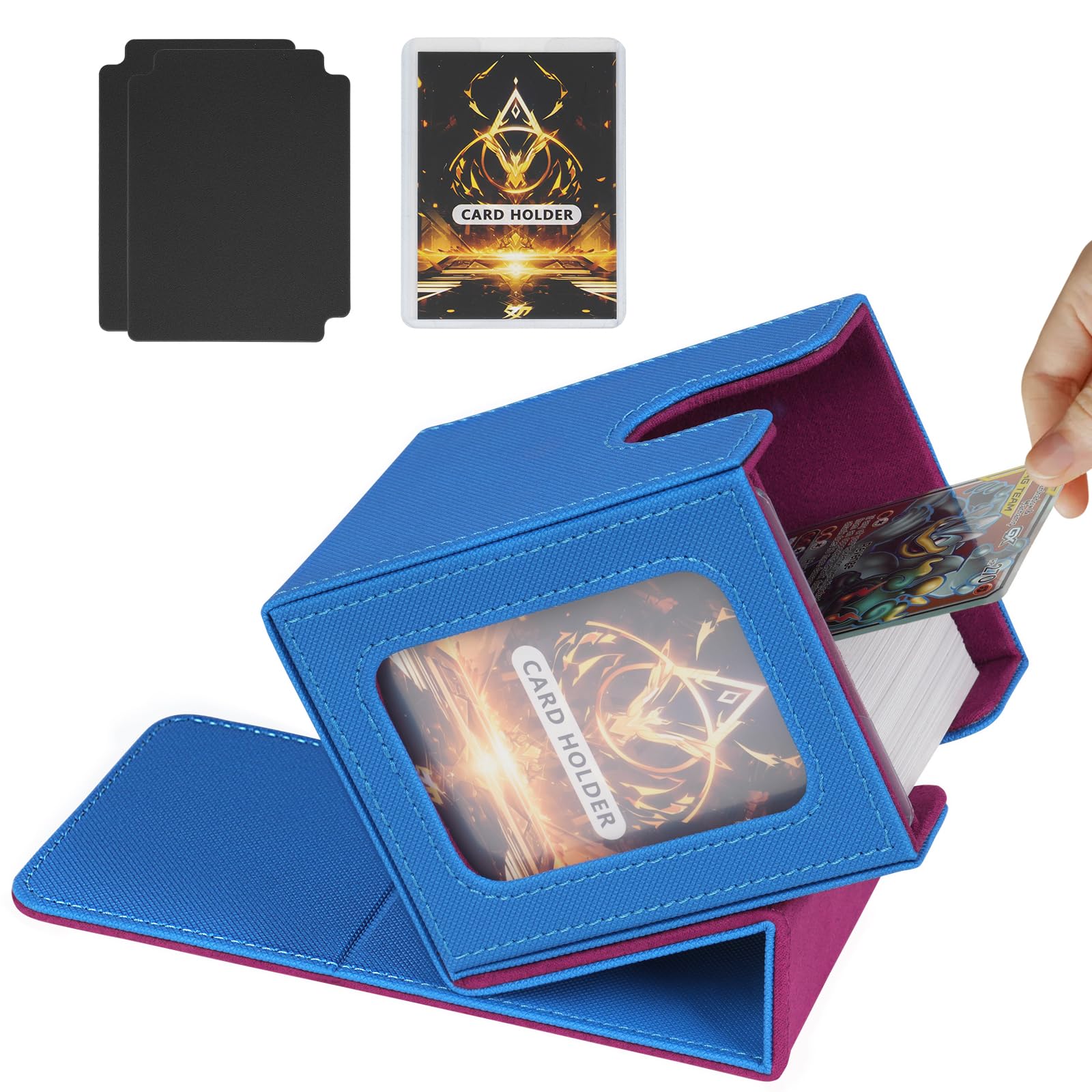 Jaffzora Magnetic Deck Box Blue Red