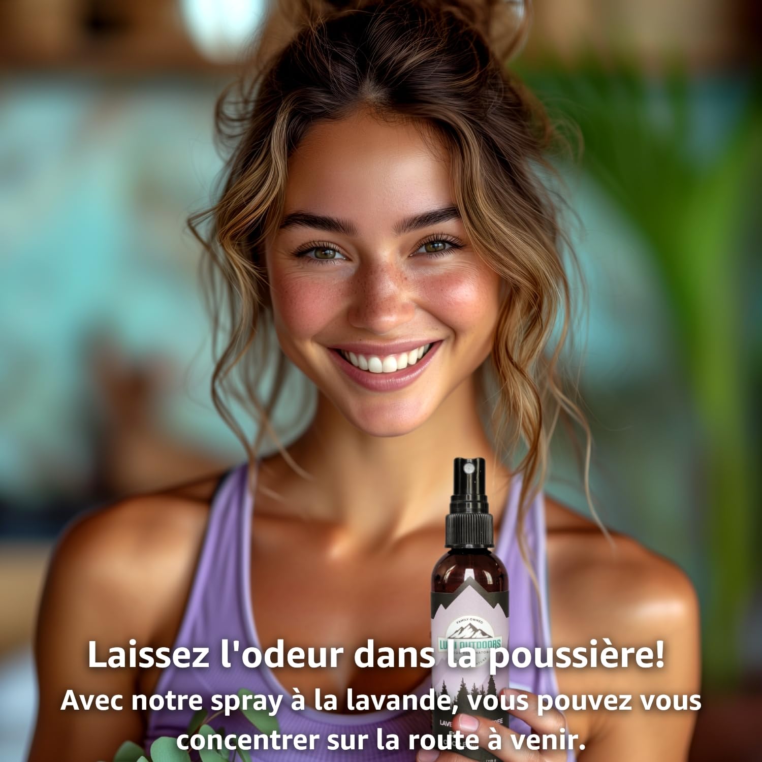 Lumi Outdoors Vaporisateur Désodorisant Chaussures Anti-Odeurs - Spray Désodorisant Naturel - Lot de 3 arômes : Citron eucalyptus, Agrumes tea tree, Lavande tea tree