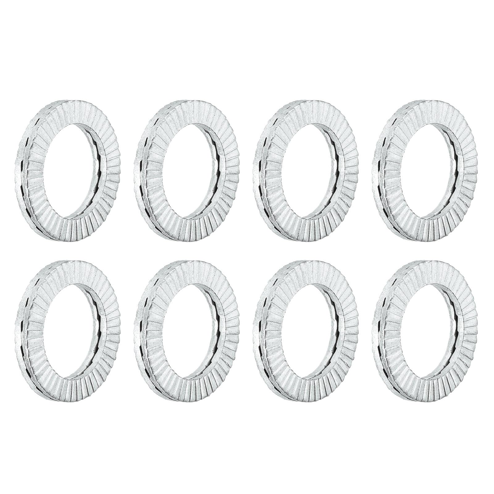Uxcell Wedge Locking Washers for M12 Bolts, 30pcs Manganese Steel Vibration Resistant Safety Washers