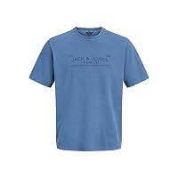 Jack & Jones Uomo Jprbluaiden SS Tee, Blu (Insignia Blue)