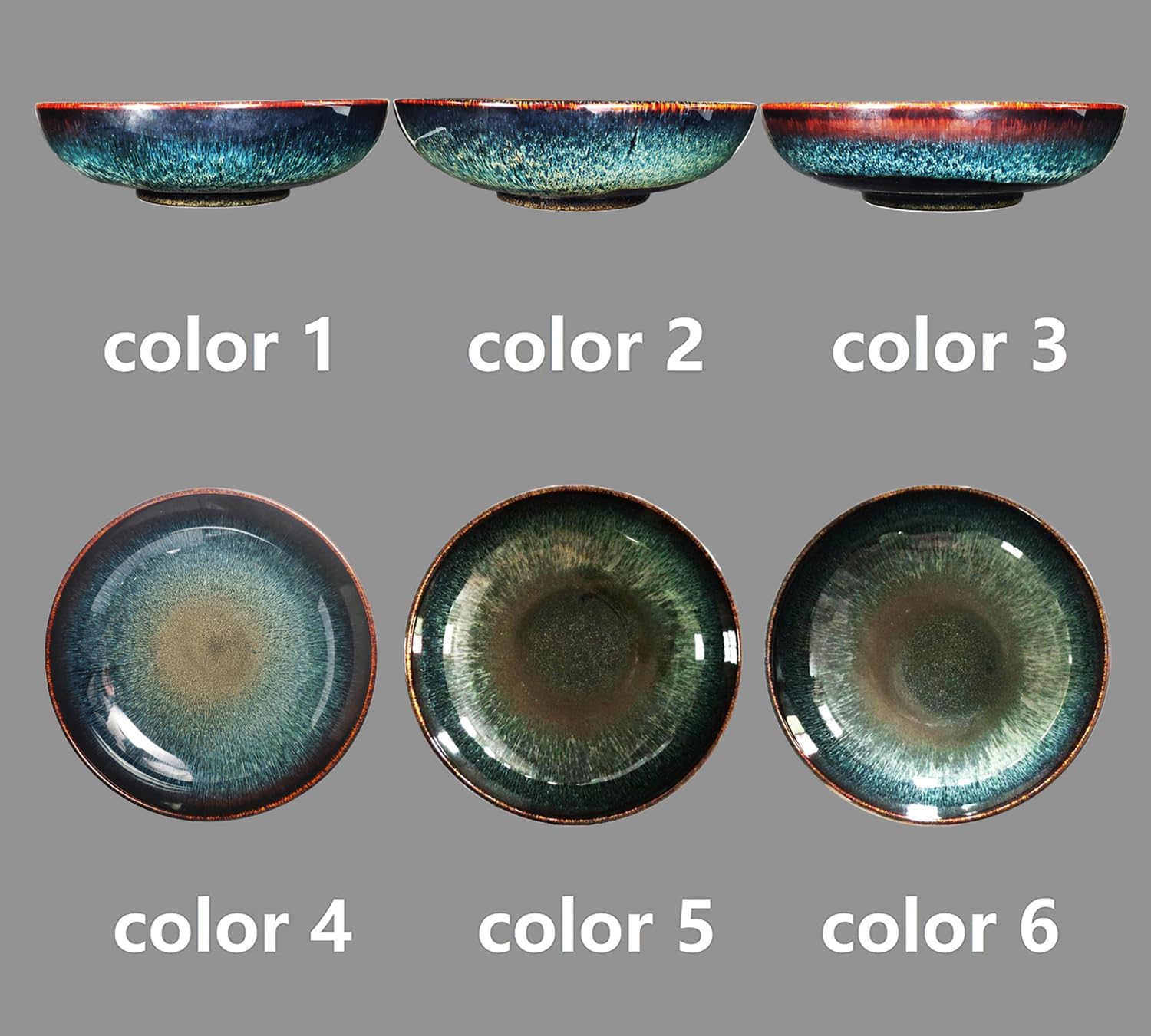 Soup bowl Soup plate Large Pasta Bowls 56 ounce, Set of 2, Serving,Salad,Dinner,deep Plate/Wide Bowl,Microwave, Oven, Dishwasher Safe Kitchen Dinnerware,Modern Porcelain Dishes 10 inch - Image 7