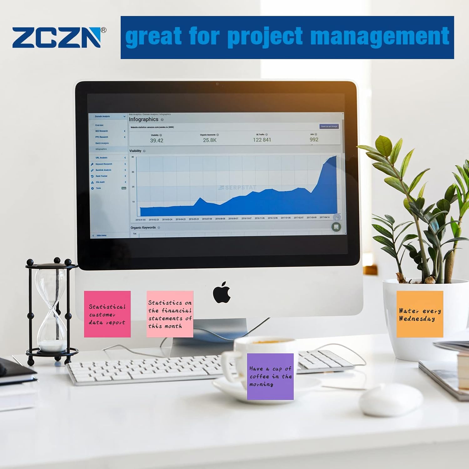 ZCZN Small Sticky Notes 38 x 51mm, 100 Sheets/Pad, 14 Pads, Light Blue 7 71dzTGHN6CL. AC SL1500