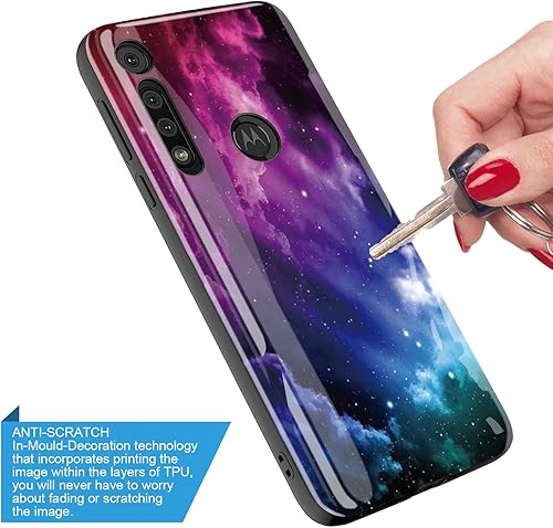 Miniatura 4 de YooBee - Carcasa para Moto G8 PlayMoto One Macro (2019), ultrafina, linda, elegante, delgada, híbrida, resistente a los arañazos, resistente a los