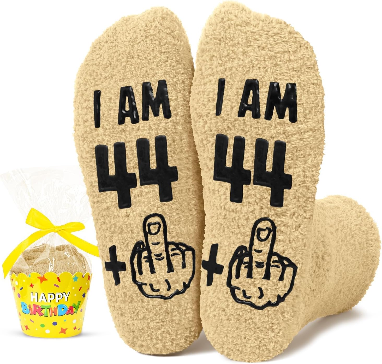 HAPPYPOP 45th Birthday Gifts Ideas - Socks for 45 Year Old Middle Aged Woman Man Him Her