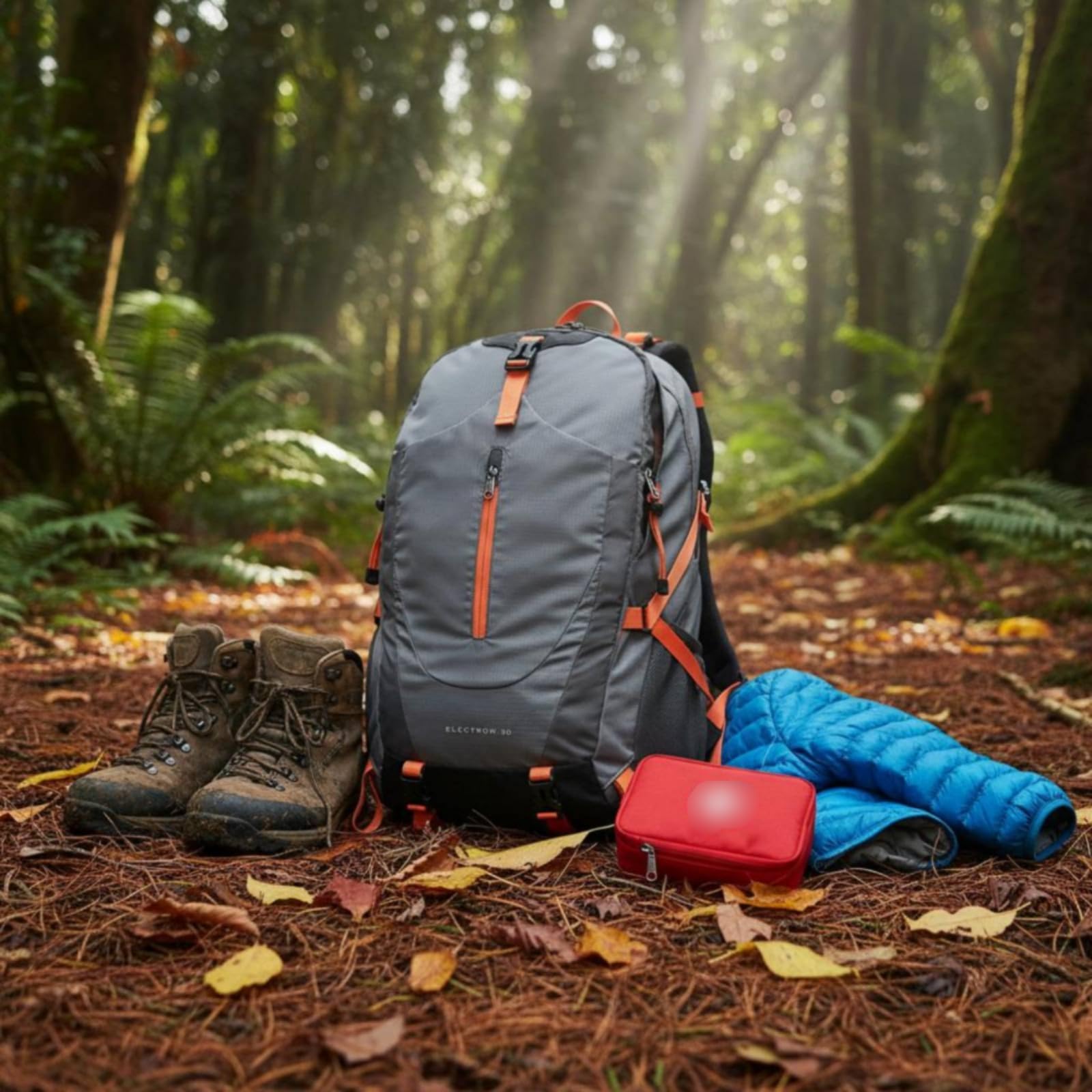 harayaa Wanderrucksack Trekkingrucksack Outdoor Rucksack Sportrucksack mit Wasserdichtem Material Rückenunterstützung Atmungsaktivem Polster Leichtem Gewicht