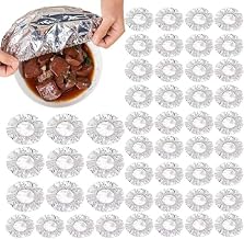 50Pcs Reusable Aluminum Foil Insulation Cover for Kitchen – Fresh-Keeping Food Cover, Thickened Heat-Resistant Material with Continuous Warmth