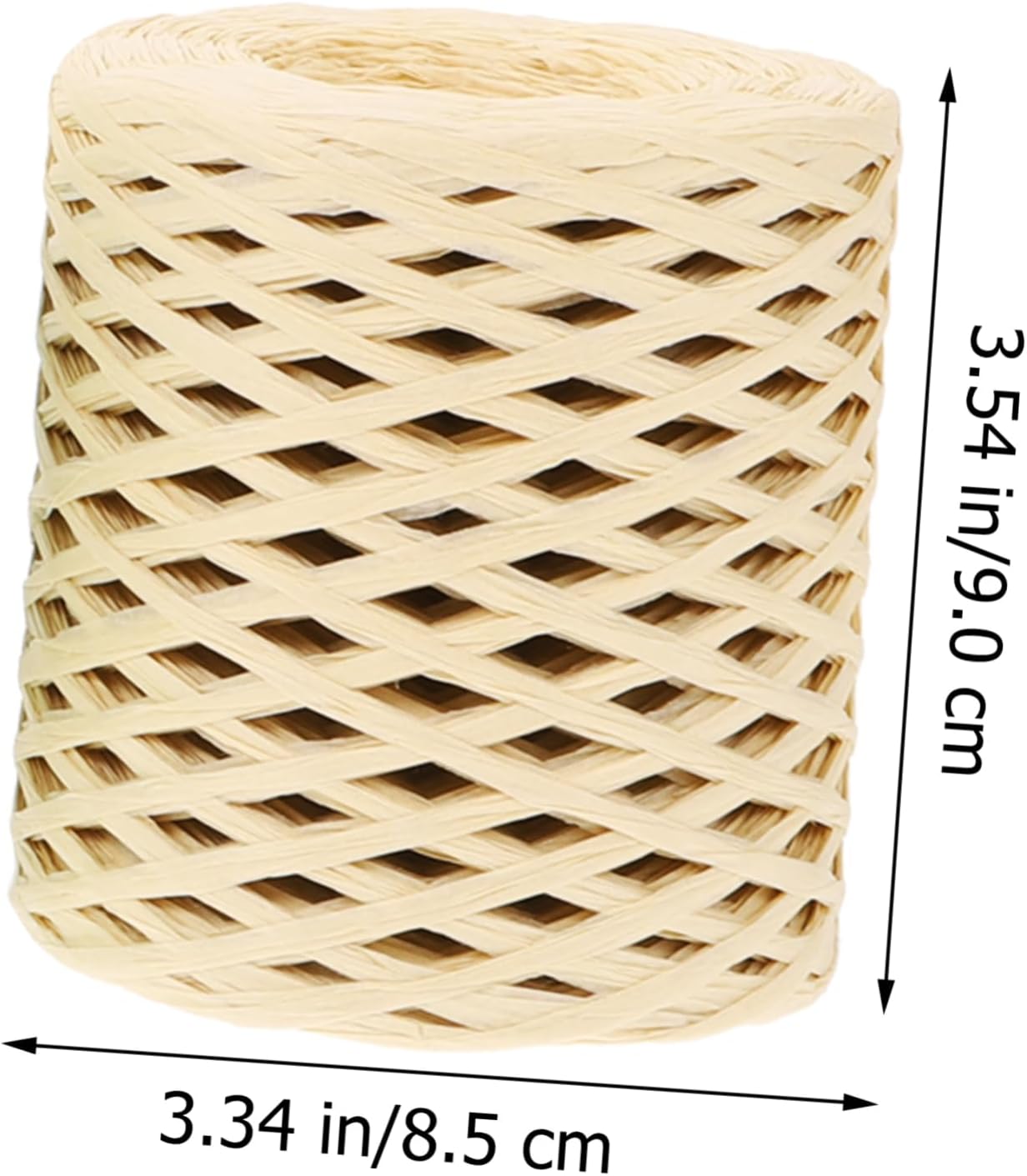 Raffia Gift Wrapping Ribbon Xmas 4 Rolls Packing Twine