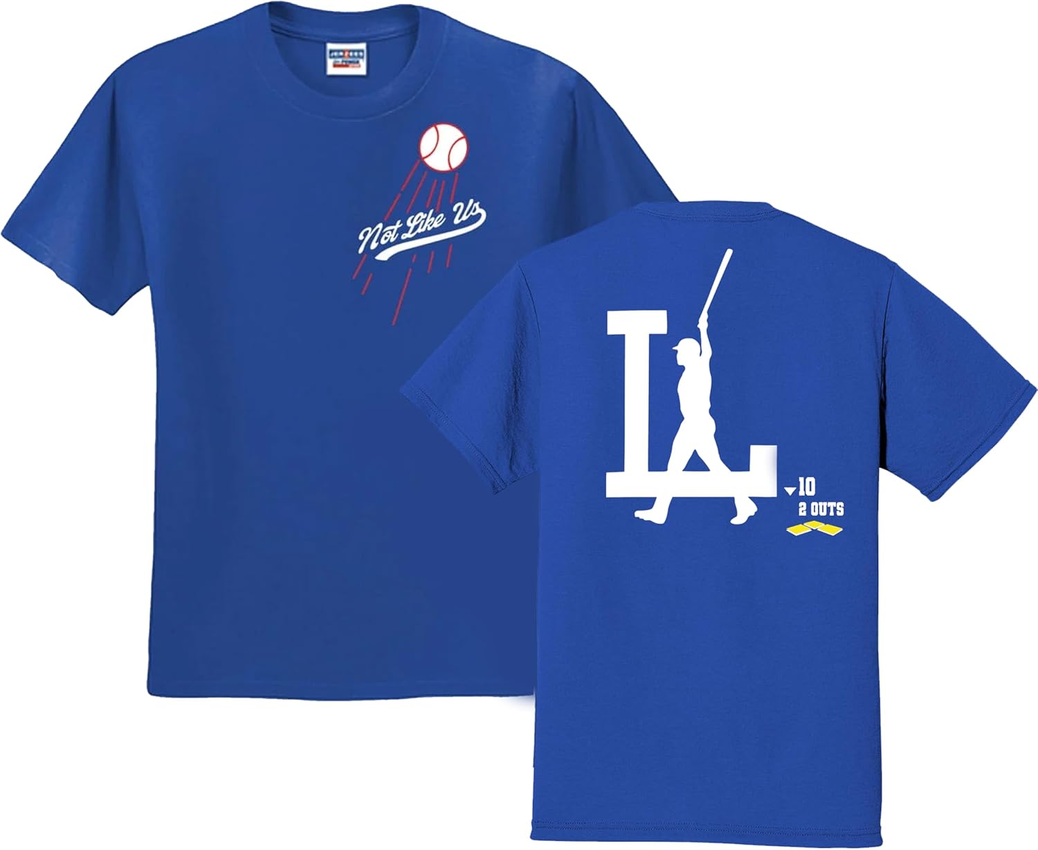 Not Like Us Los Angeles Baseball Shirt, Unisex