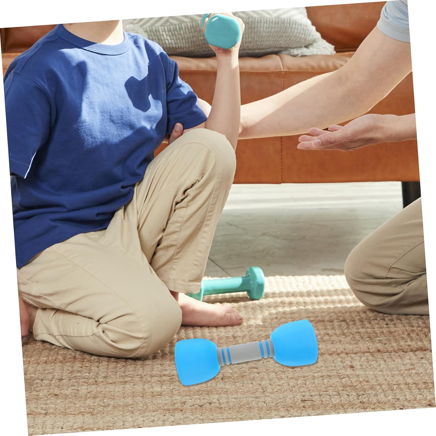 1Pair Portable Dumbbell Set Soft Hand Weights for Indoor Exercise Lightweight and Durable Design for Gymnastics and Ideas for Sky