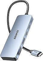Vista 1 de BENFEI USB C Hub 10Gbps, 4 Ports USB 3.2 Adapter with 2*USB-C and 2*USB-A 3.2 Ports Compatible for MacBook Pro/Air M2 M1, iPad, Dell, HP