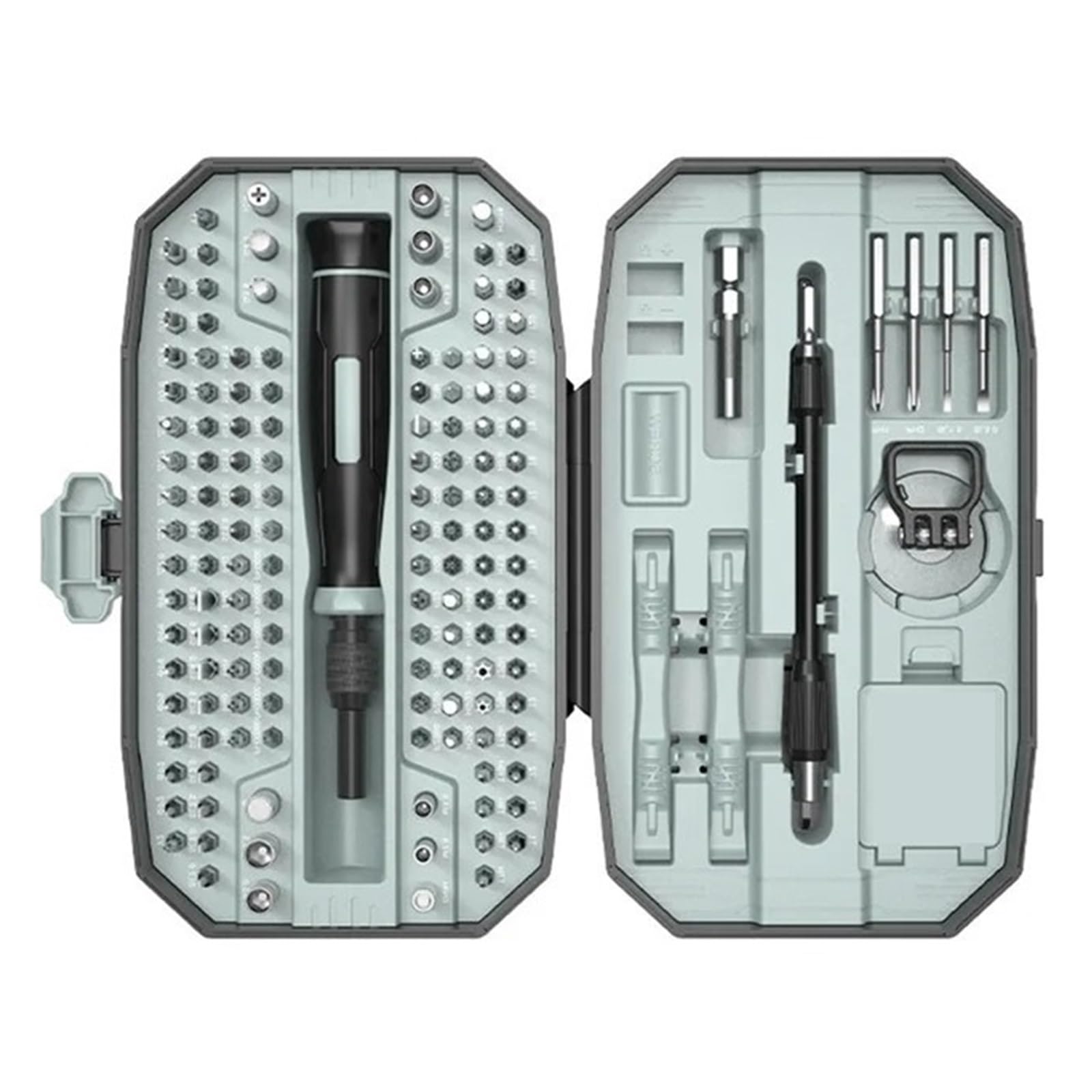 Juego De Llaves Juego De Destornilladores De Precisión 152 En 1, Juego De Destornilladores Magnéticos Pequeños Con Estuche, Kit De Herramientas De Reparación Electrónica For Gafas, PC Y Teléfono(Black