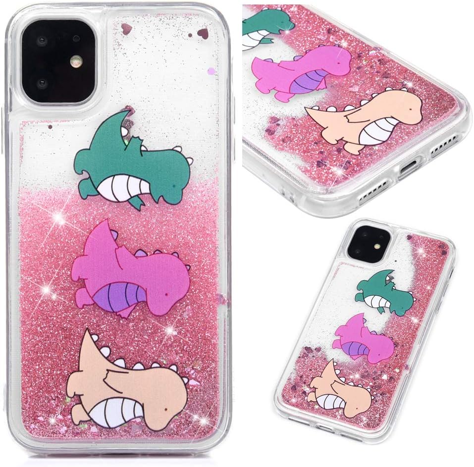 iPhone 11 Case, iPhone 11 Glitter Case Flowing Liquid