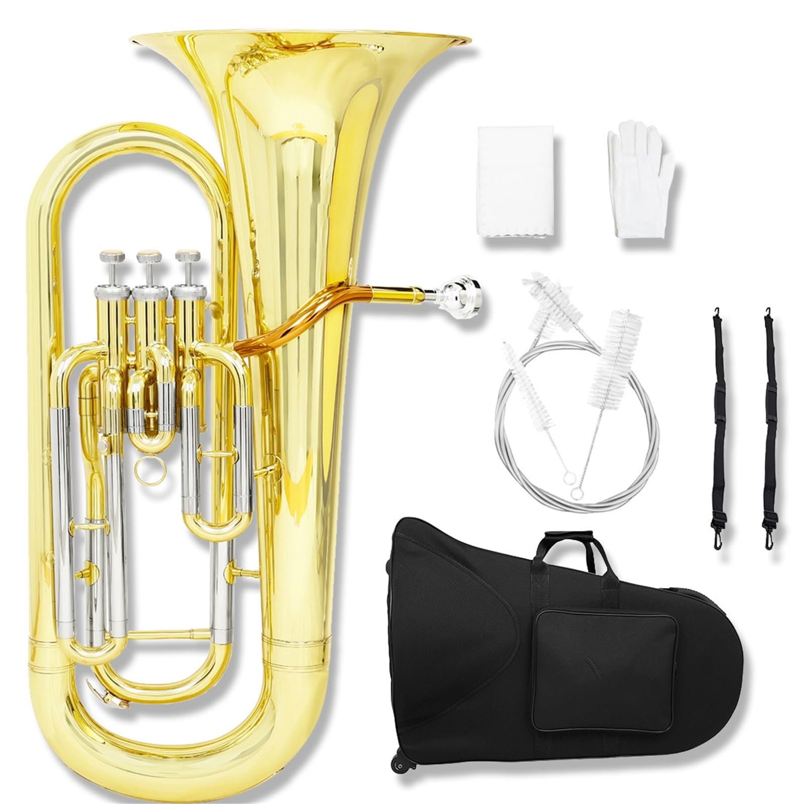Euphonium Anfänger Euphonium Mit 3 Ventilen In B-Taste Ideal Für Anfänger Bands Und Auftritte