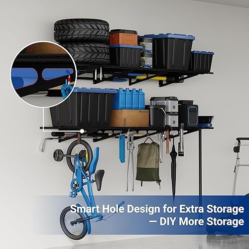 Miniatura 7 de FLEXIMOUNTS - Repisas de pared para garaje, 2 unidades