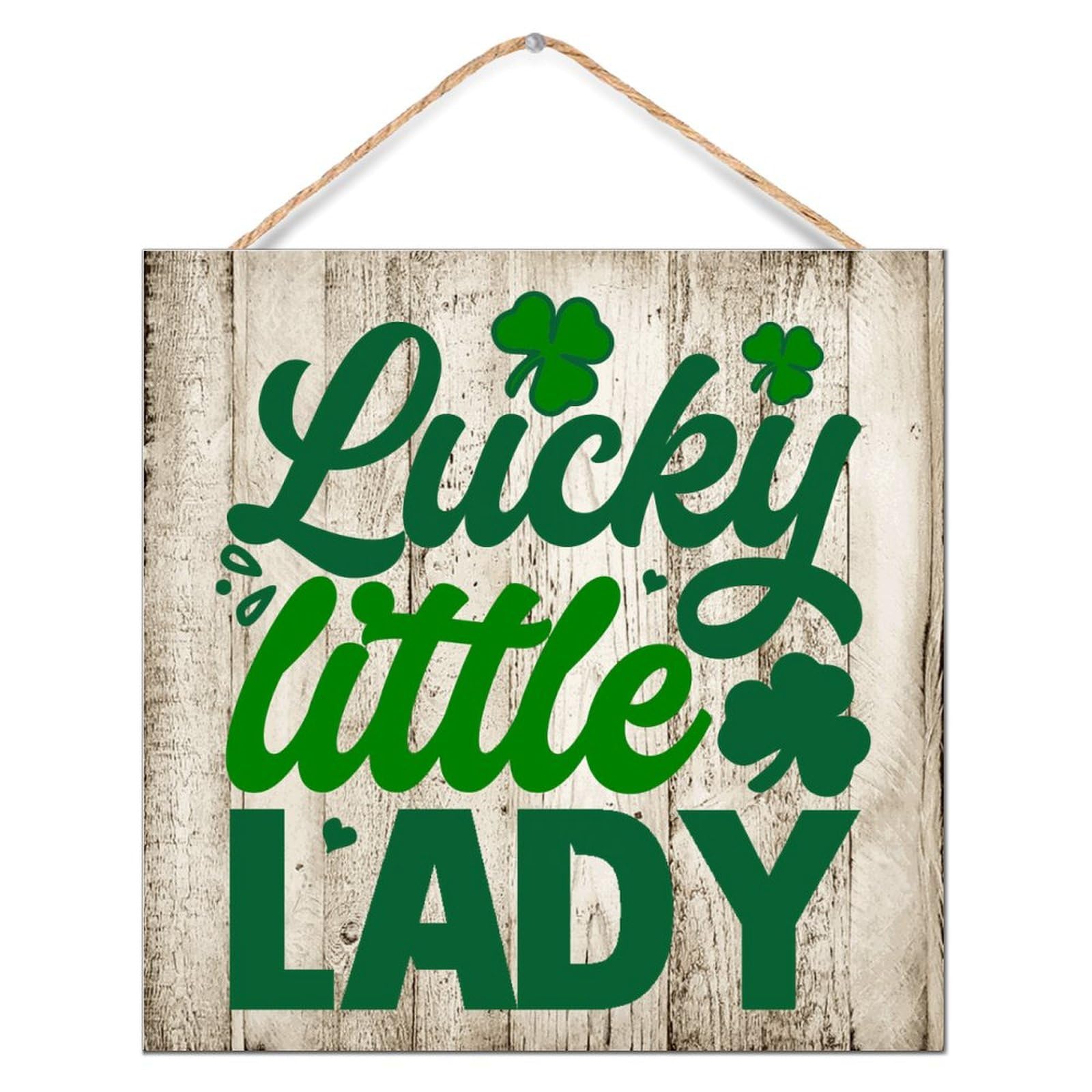 Plaque en bois Saint-Patrick de haute précision, art mural de 30,5 cm