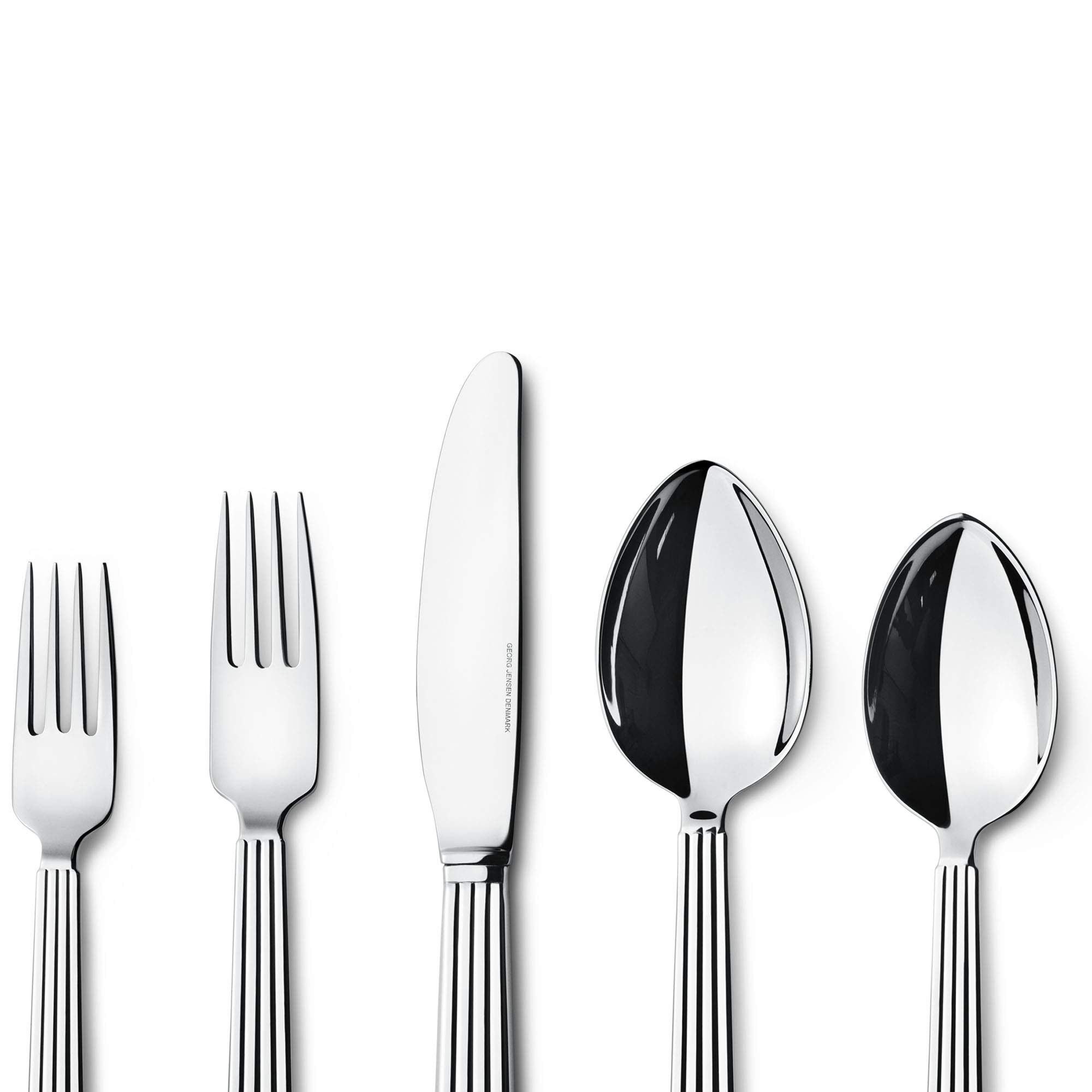Amazon | Georg Jensen Bernadotte ステンレススチール製食器5点