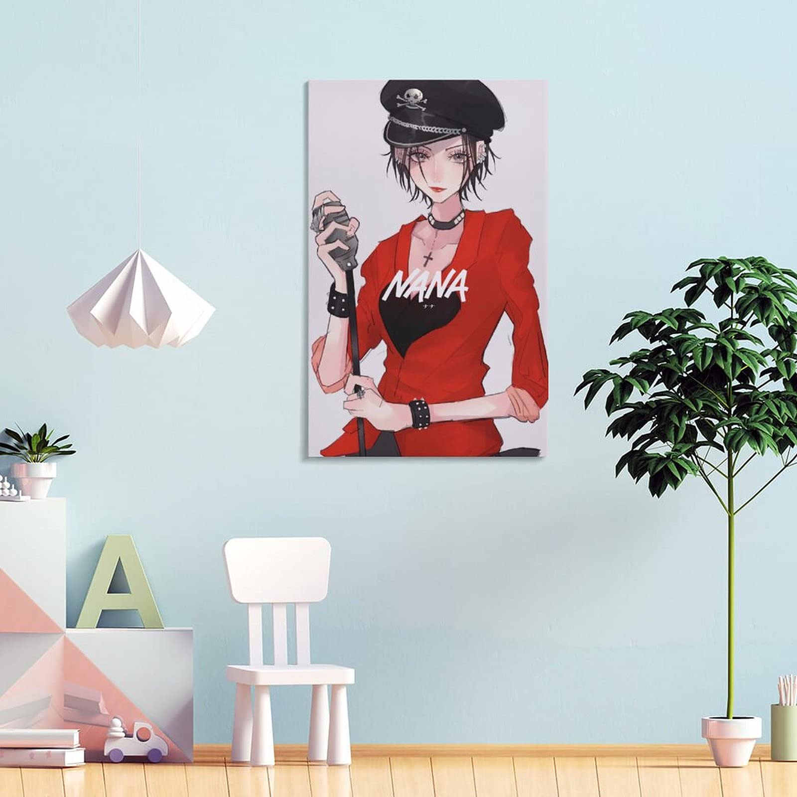 Amazon｜NANA大崎ナナアニメキャンバスアートポスター寝室リビング