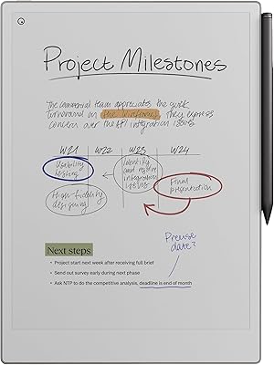 reMarkable Paper Pro Bundle Includes 11.8 reMarkable Paper Tablet, and Marker Plus Pen with Eraser