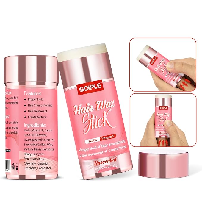 Goiple Hair Wax Stick para peinar, 2.64 oz miniatura 8