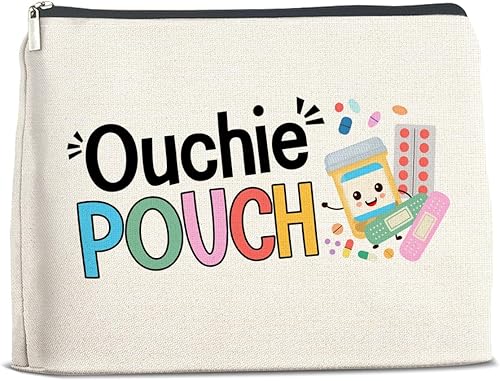 Miniatura 29 de Bolsa de maquillaje floral humor, regalos para mujer, H