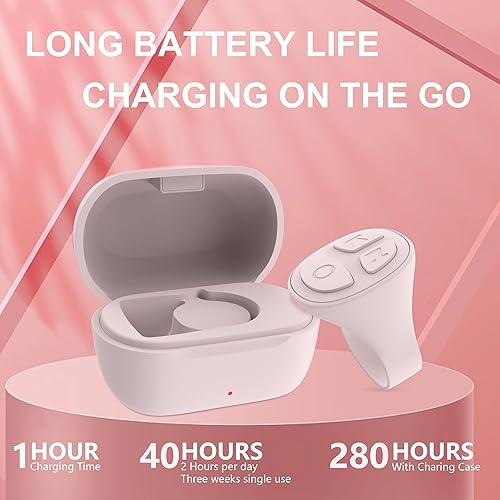 Miniatura 6 de TikTok - Anillo de desplazamiento con control remoto, aplicación Kindle, girador de páginas, botón multimedia, Bluetooth, selfie, TIK Tok, anillo de