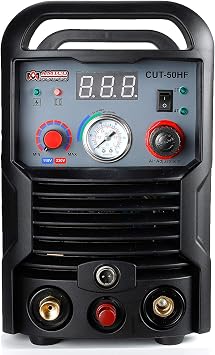 Amico CHF-50, 50 Amp Professional Pilot Arc Plasma Cutter, 4/5 in. Clean Cut, 110/230V Dual Voltage Cutting.