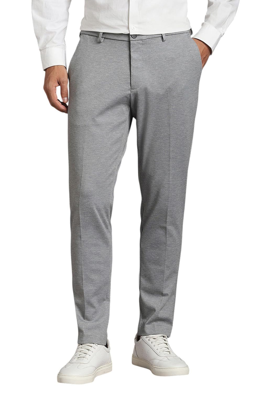 louis philippe Men's Textured Formal Trouser-picture-35