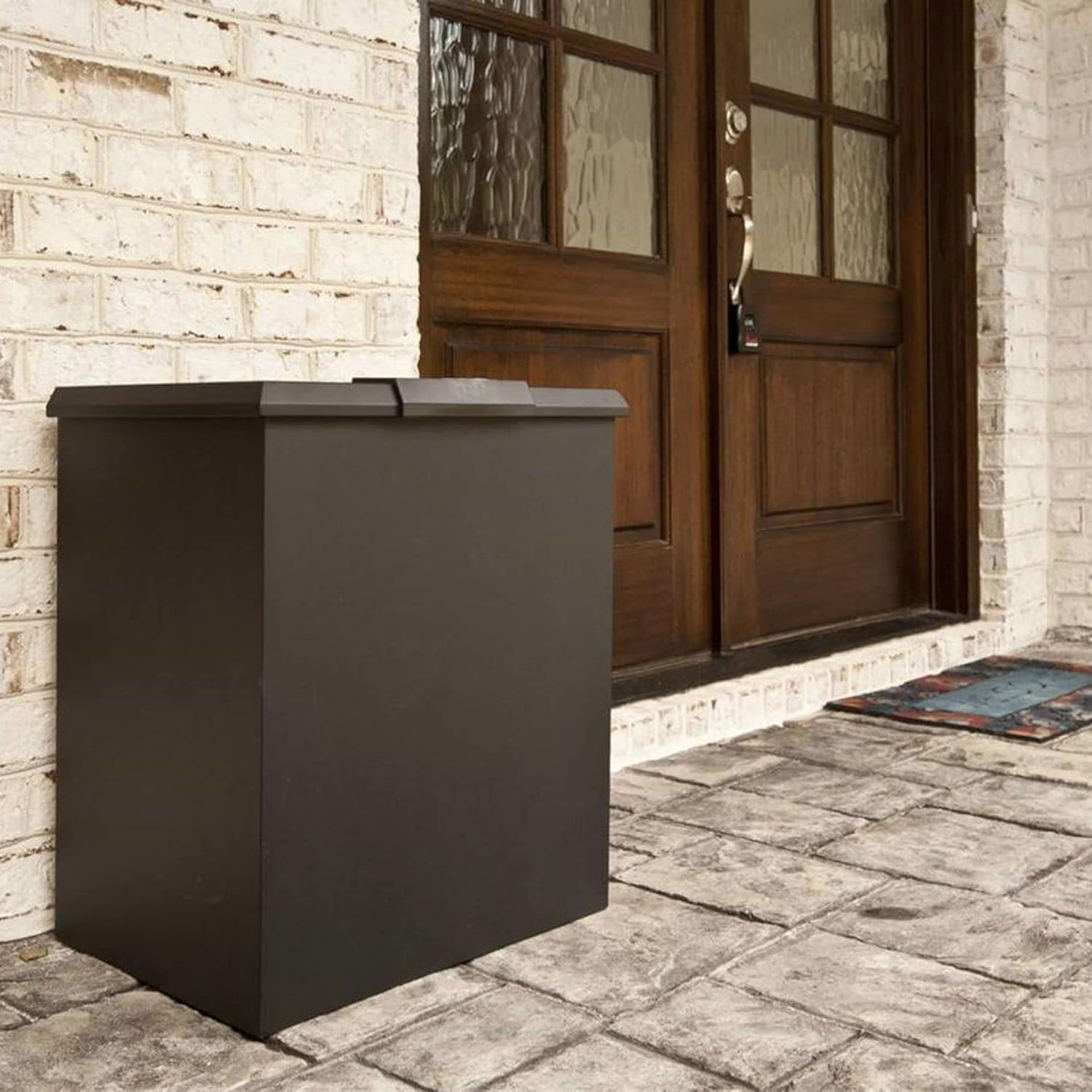 Loxx Boxx Smart Parcel Package Delivery Locker, LTE Cellular Mail Lock Box w/Wi-Fi and Bluetooth, Safe, Private Mailbox Locking Box for Deliveries, Large