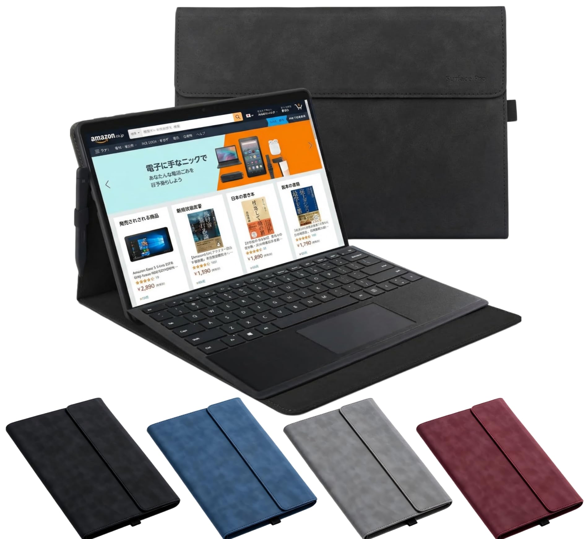 Amazon.co.jp: Surface Go 4/Go 3 / Go 2 / Go カバー サーフェス