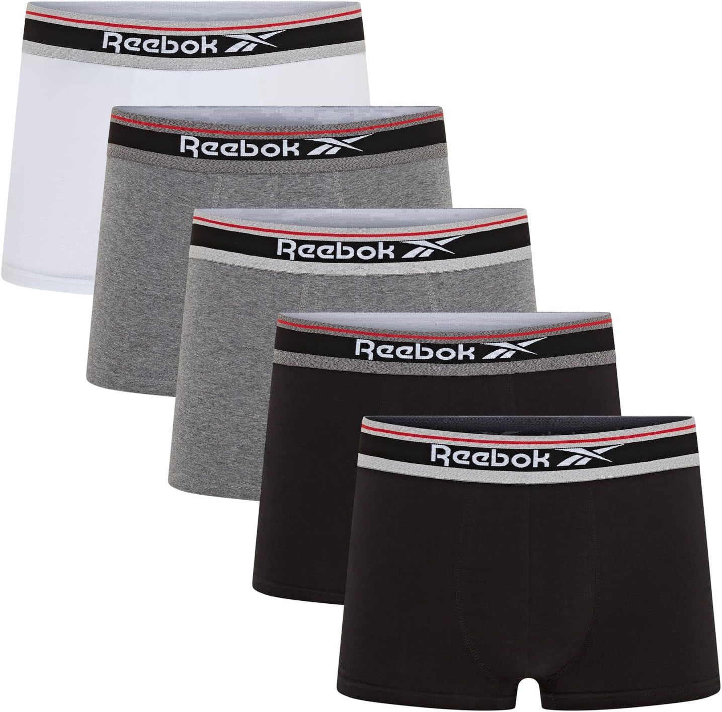 Jay Boxers for Men | Pack of 5 Mens Trunks, Breathable & Stretchable Underwear for Men | Multipack Cotton Blend Boxer Shorts