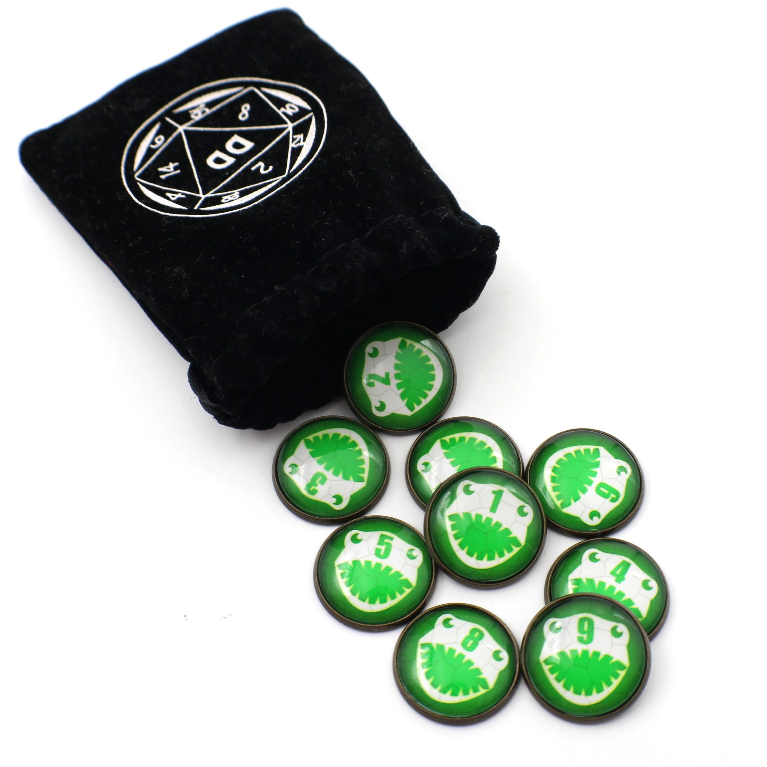 D&D Numbered Monster Token Markers for Dungeons and Dragons (Bullywug) โ image 1