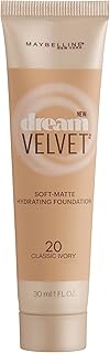 Maybelline New York Dream Velvet Soft-Matte Hydrating Foundation, Classic Ivory, 1 fl. oz.