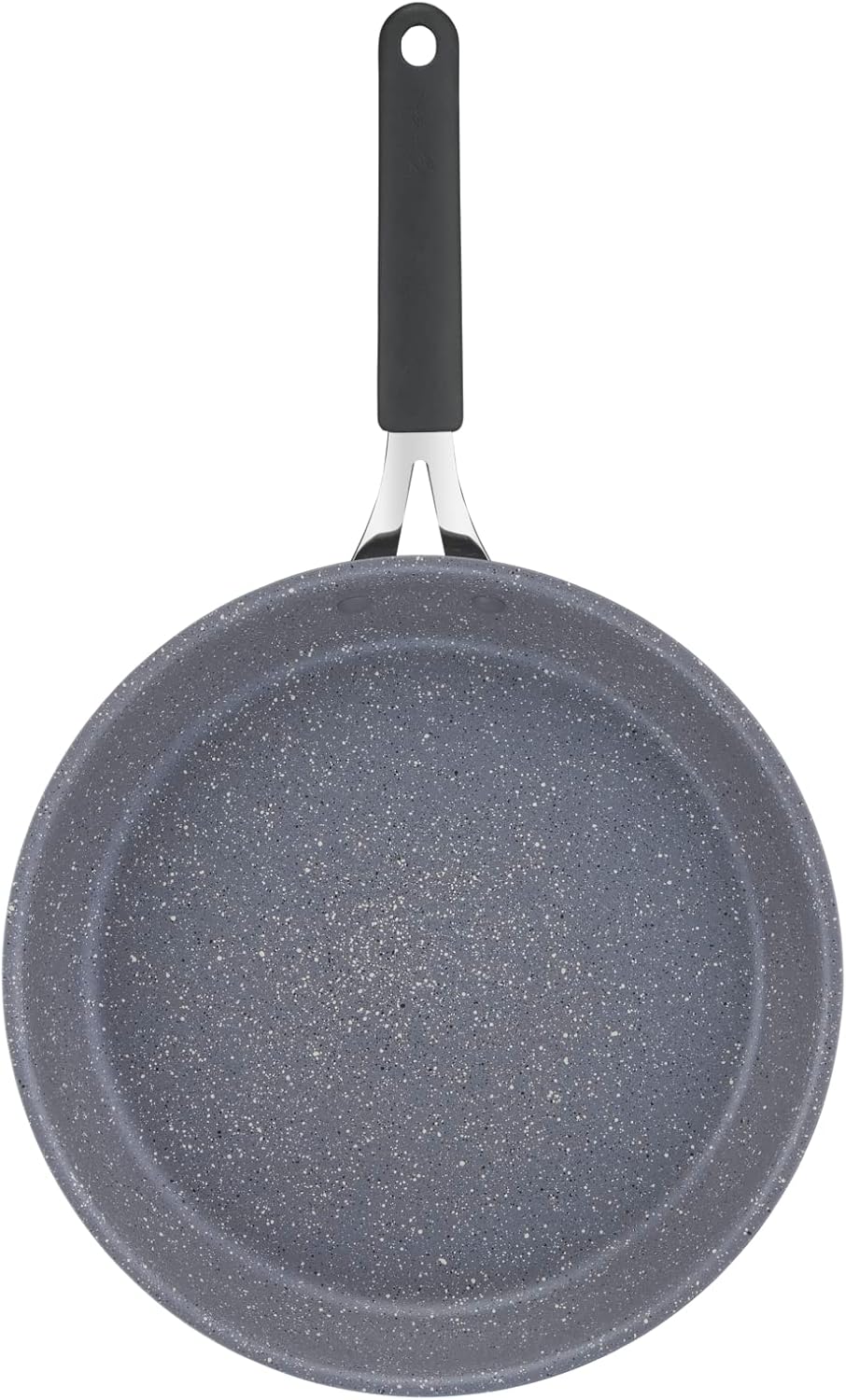 Lagostina Tempra Mineral Padella Antiaderente In Acciaio e Alluminio con Rivestimento Mineralia+ Ø 30 cm, Manico in Silicone, Effetto Pietra, Adatta a Tutte le Fonti di Calore Tempra Mineral Padella 30 cm - Immagine 2