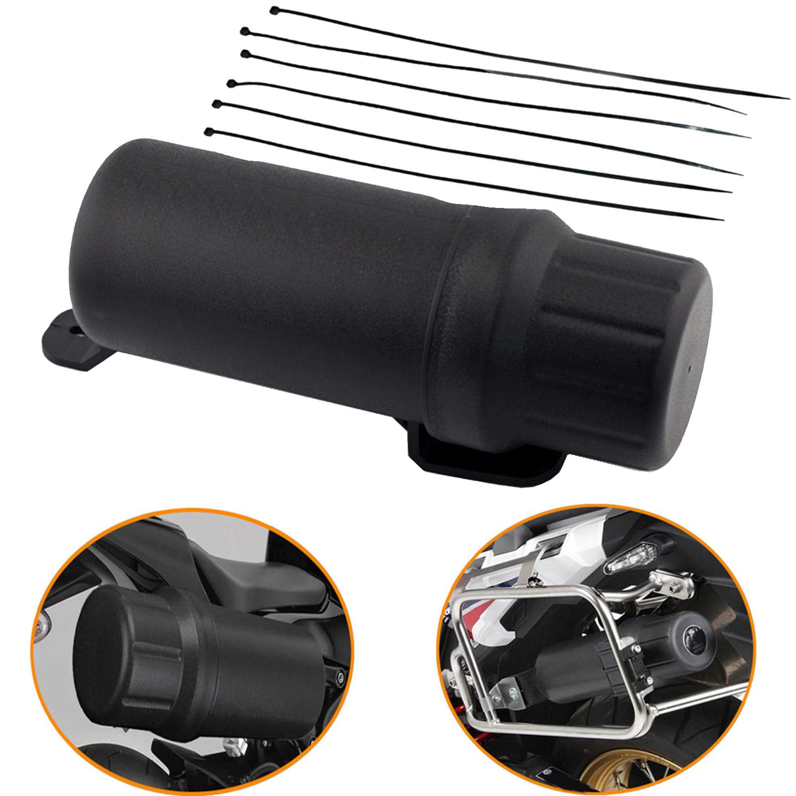 Tube à Outils de Moto étanche, Boîte de Rangement de Réparation de Placement de Outils de Moto, Organisateur Imperméable, Tube de Rangement pour Moto, Pièces de Moto étanches Tube à Outils, moyen
