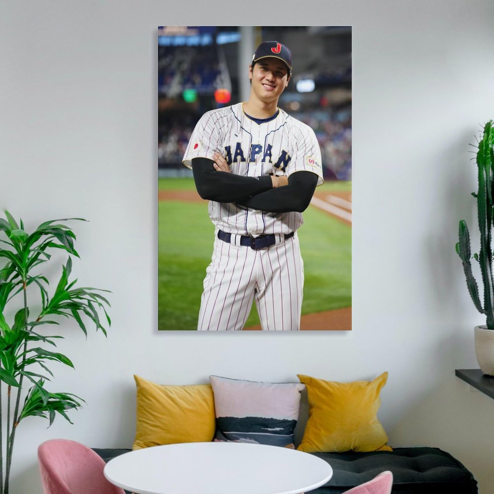 Amazon.co.jp: 大谷翔平 ポスター キャンバスHD 壁飾り