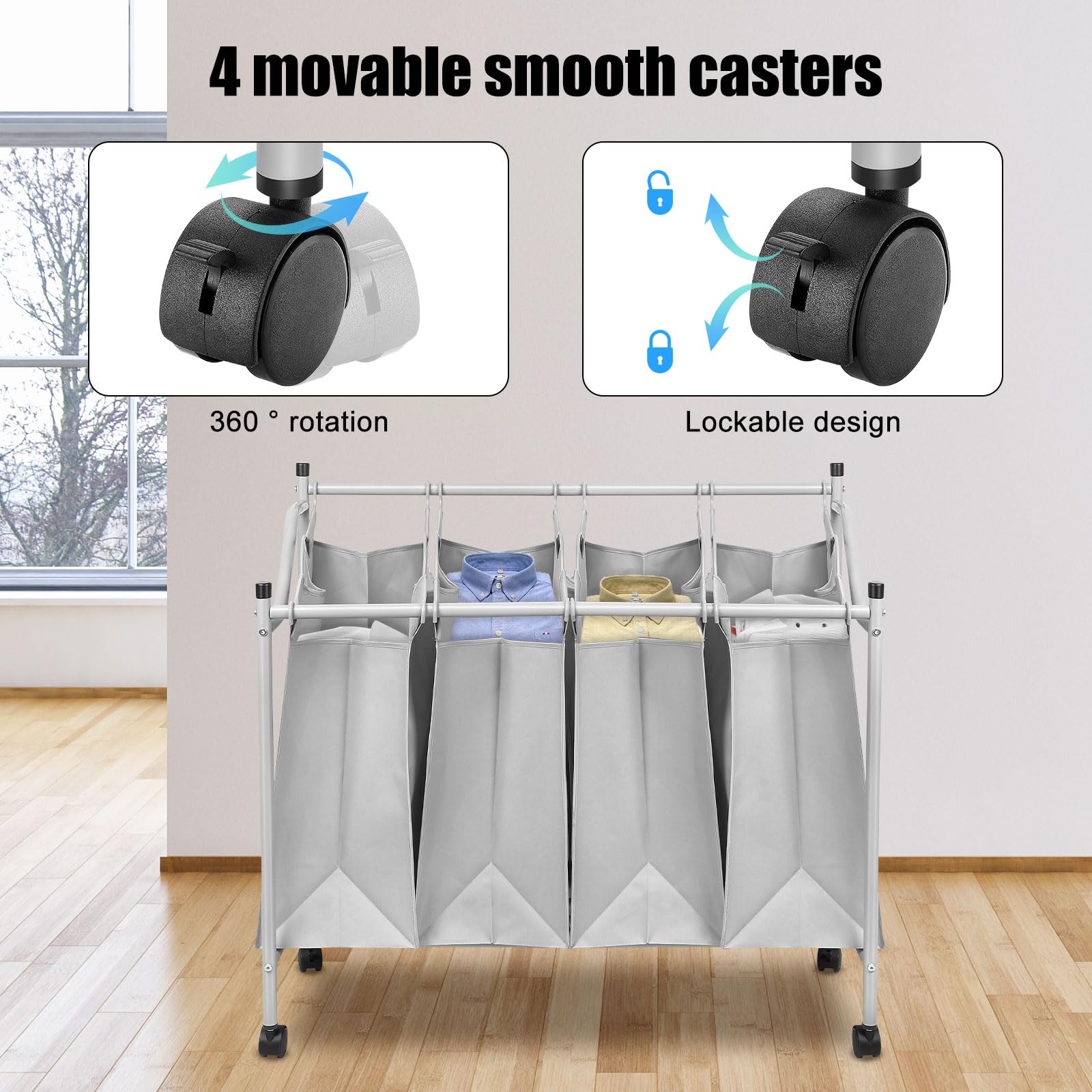 Laundry Sorter NEW AT COSTCO!!! JOSEPH JOSEPH 90L LAUNDRY SORTER
