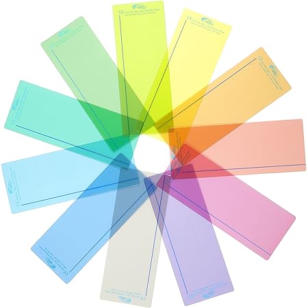 The Original Plain Window Reading Ruler Overlays - Multi-Colour (Pack ...