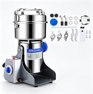 Electric Dry Food Grinder Machine Grains Spices Hebals Mill Cereal Grinding 800G