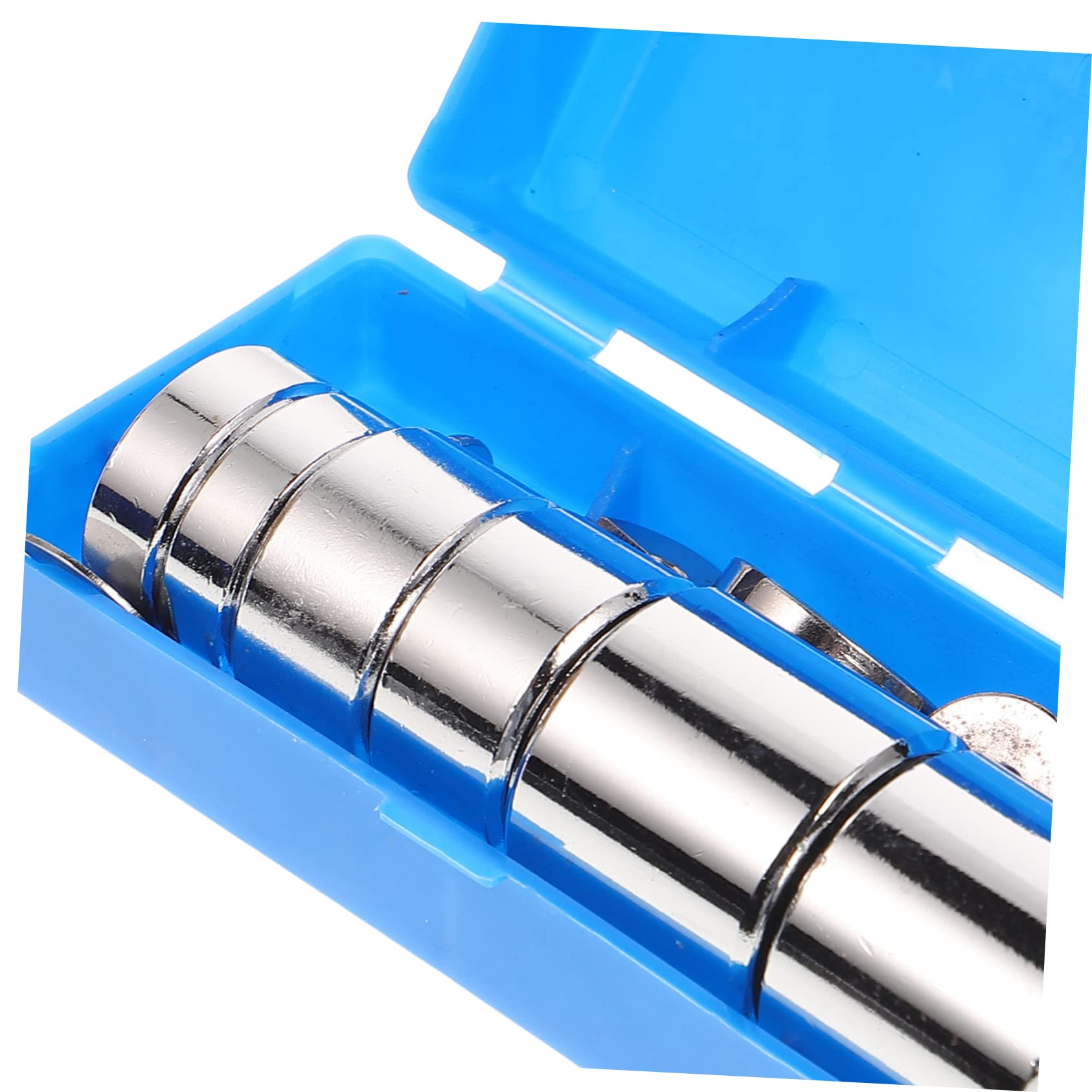 TOPBATHY 6 Ensembles Poids à De Laboratoire Avec Support Poids Fendus Grammes Poids Fendu Avec Cintres Poids à Fentes De Laboratoire Étalonnage Fendue Avec Suspension Acier