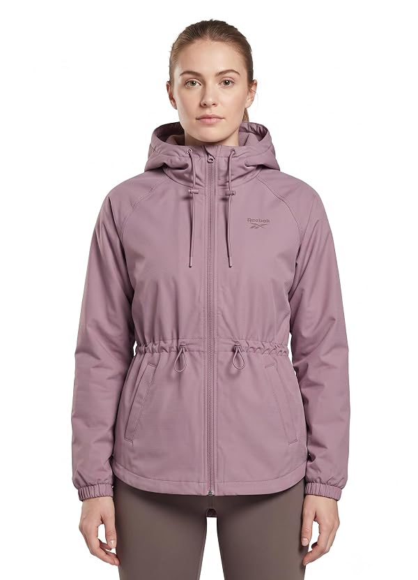 Reebok Womens Core Windbreaker Jacket, Orchid Pink, S by Reebok - Used condition - US$36.94