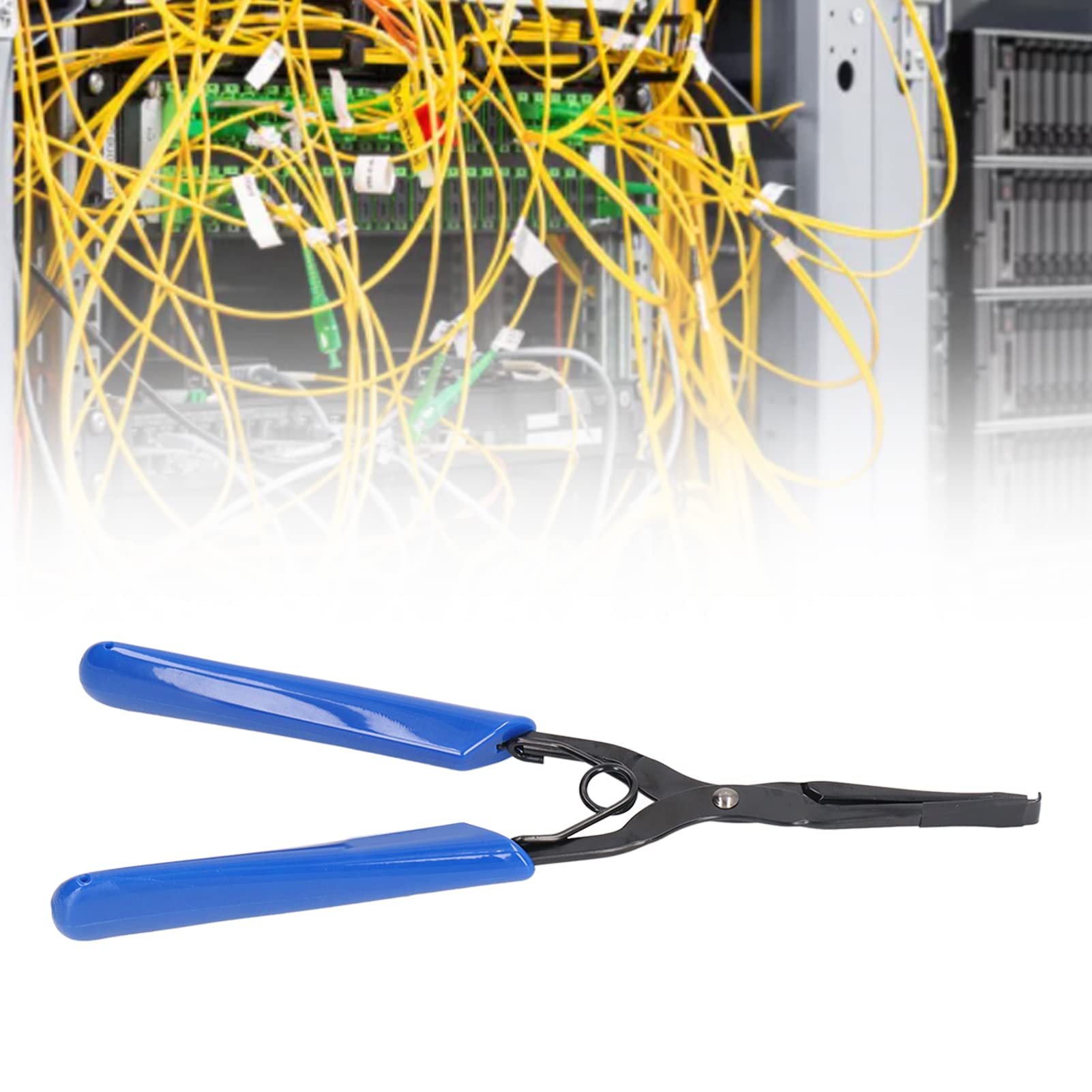 Pinze in fibra ottica Flangia Pinze a becco lungo Connettore in fibra Inserimento Strumento di estrazione con manico antiscivolo per teste flangia SC LC per meccanici tecnici appaltatori